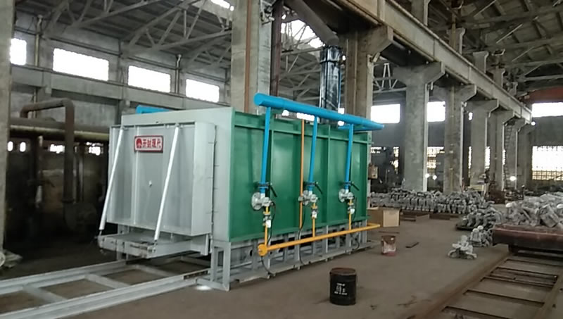 臺(tái)車式模殼焙燒爐